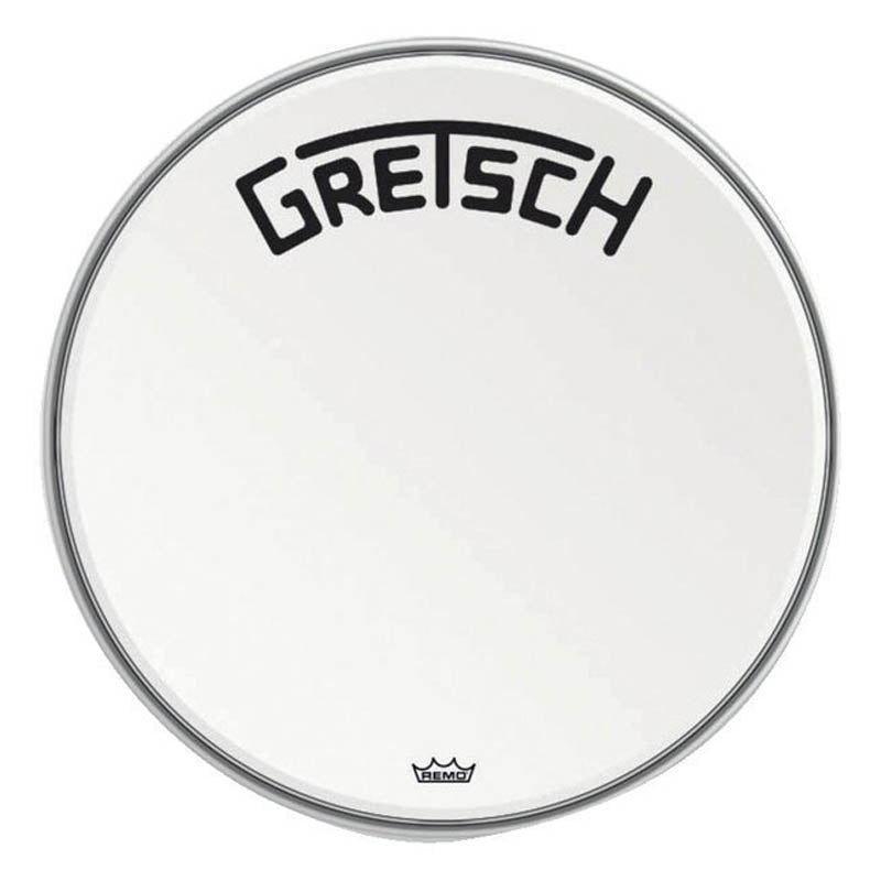 Gretsch USA Broadkaster Bass Drum Logo Heads - Coated Ambassador