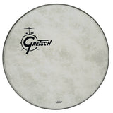 Gretsch USA Bass Drum Logo Heads - Fiberskyn Ambassador