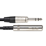 Stagg N-Series Audio Cable - 3m Stereo 1/4" Jack Plug to Stereo 1/4" Jack Socket