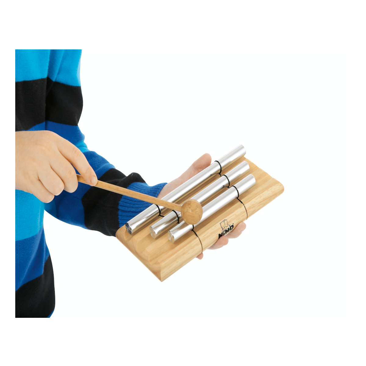 Nino Percussion Energy Chime with Wooden Beater - 3 Chime