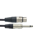 Stagg N-Series Microphone Cable - Female XLR To 1/4" Jack Plug