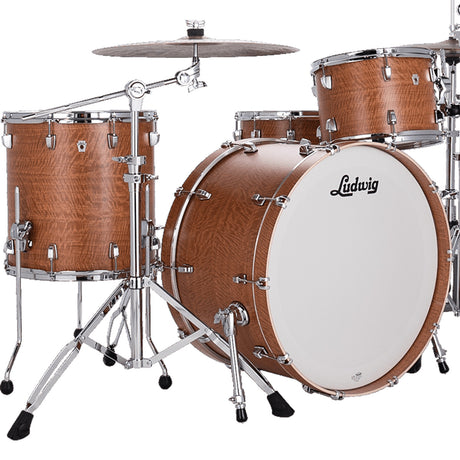 Ludwig NeuSonic 22" FAB 3Pc Shell Pack in Satinwood