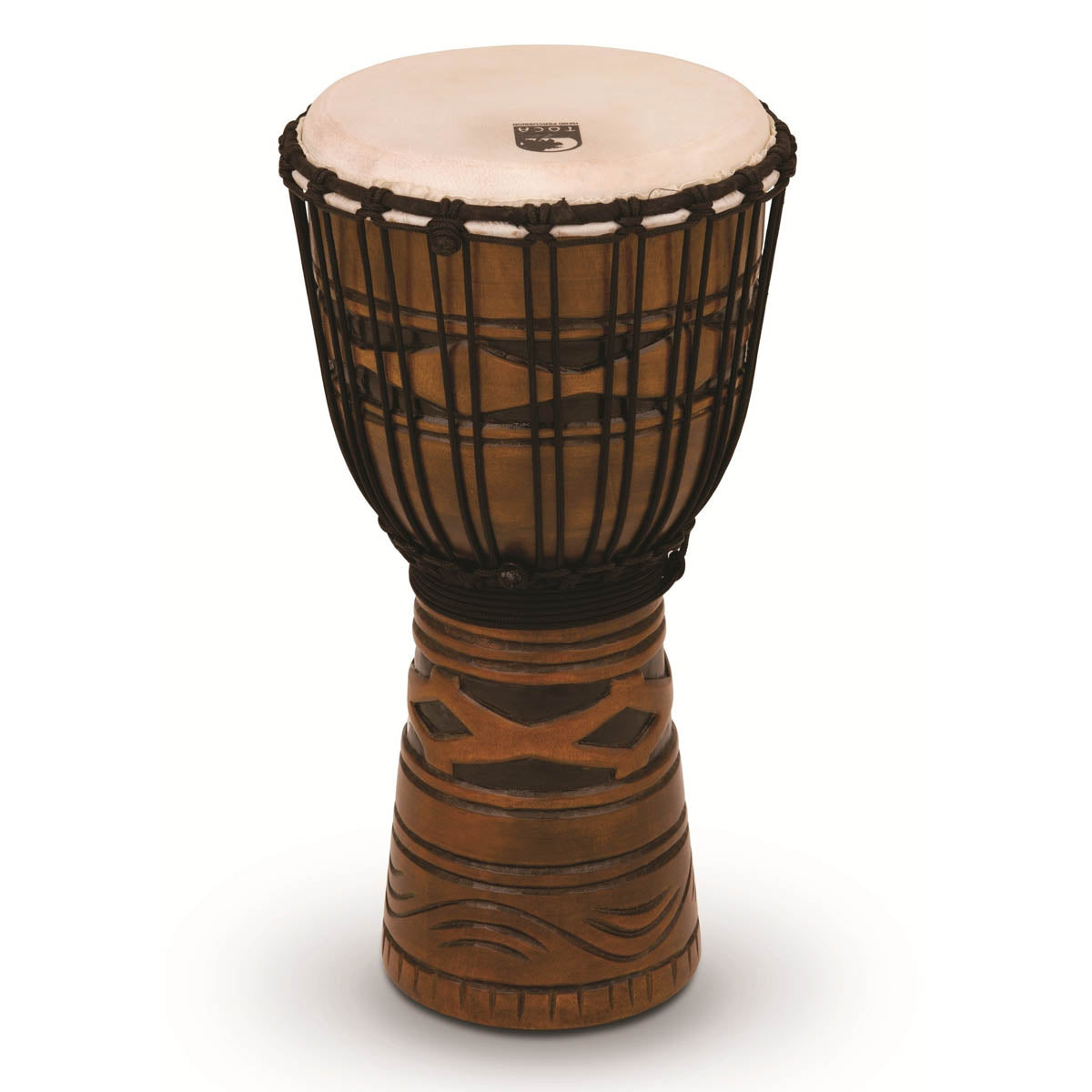 Toca Origins Series 10’’ Rope Tuned Djembe - African Mask