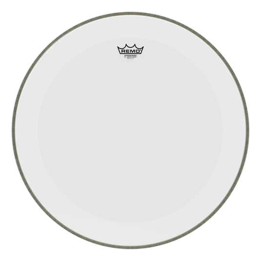 Remo Powerstroke P3 Bass Drum Heads - Smooth White (No Stripe)