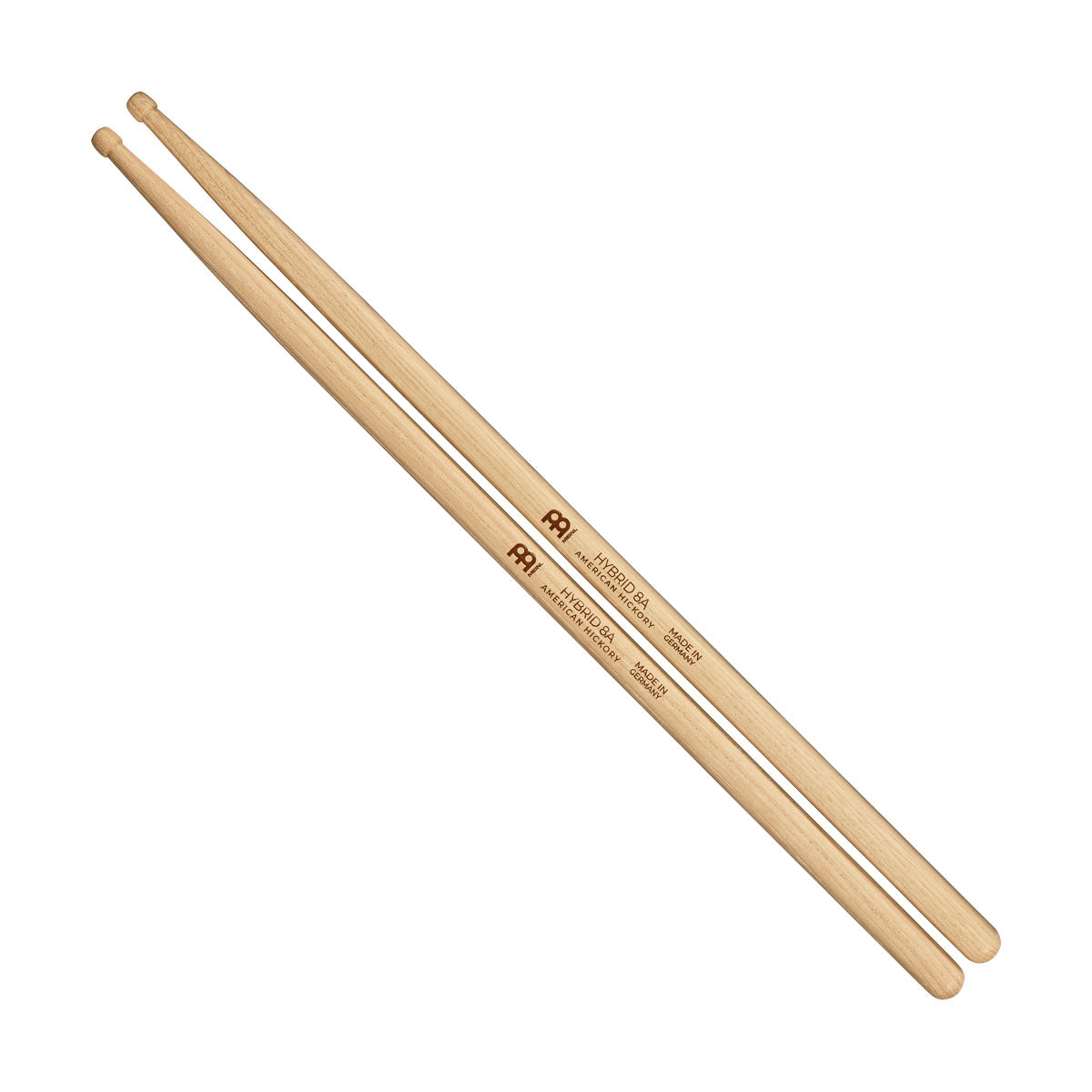 Meinl Hybrid 8A Wood Tip Hickory Drumsticks