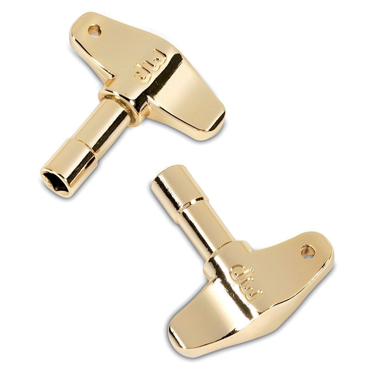 DW SM801-2GD Standard Drum Key Plated in Gold (Pack of 2) - Clamshell