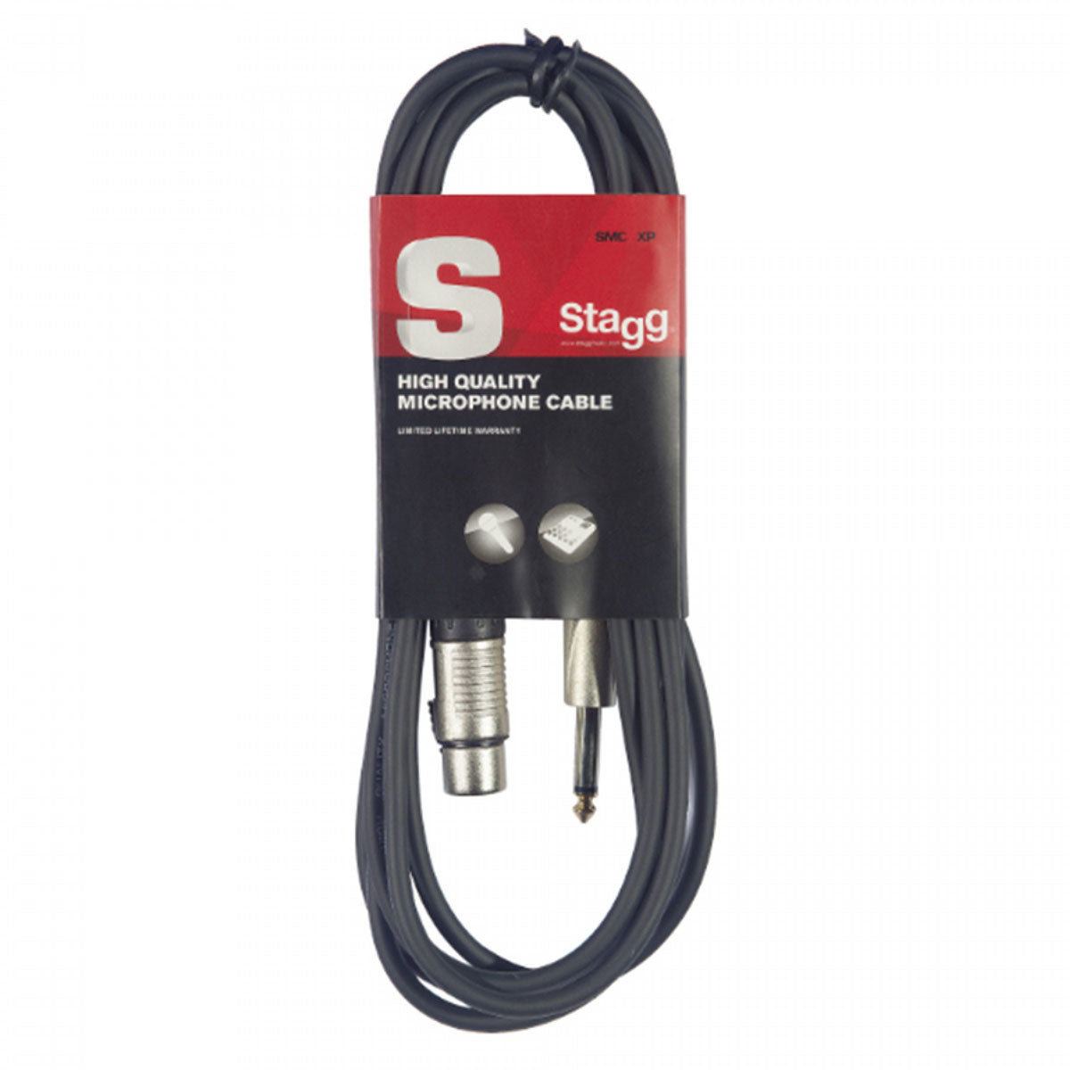 Stagg S-Series Microphone Cable - Female XLR To 1/4" Jack Plug