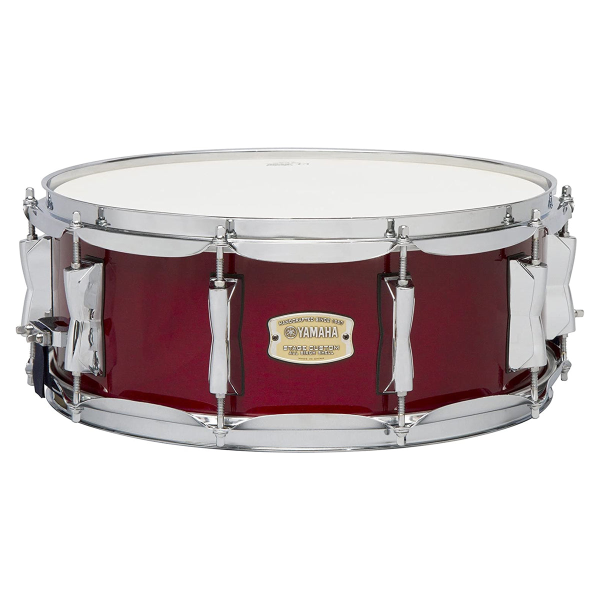 Yamaha Stage Custom 14"x5.5" Birch Snare Drum in Cranberry Red