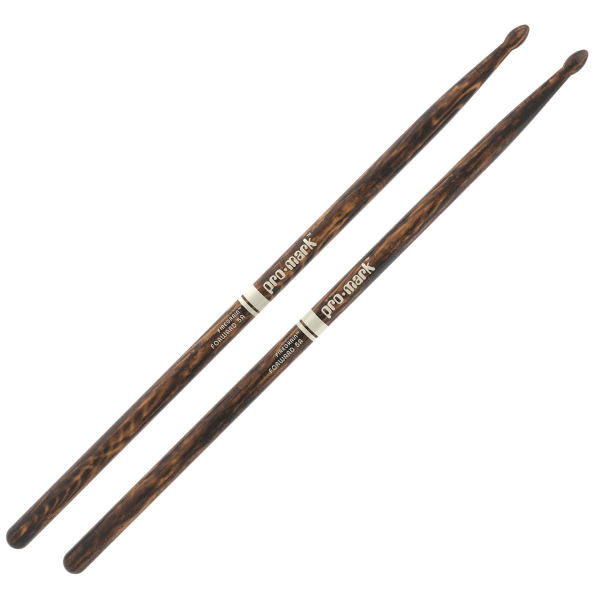 Pro-Mark Classic 5A FireGrain Hickory Drum Sticks - Wood Tip