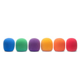 Stagg Microphone Wind Shields - Multi Colour (Pack of 6)
