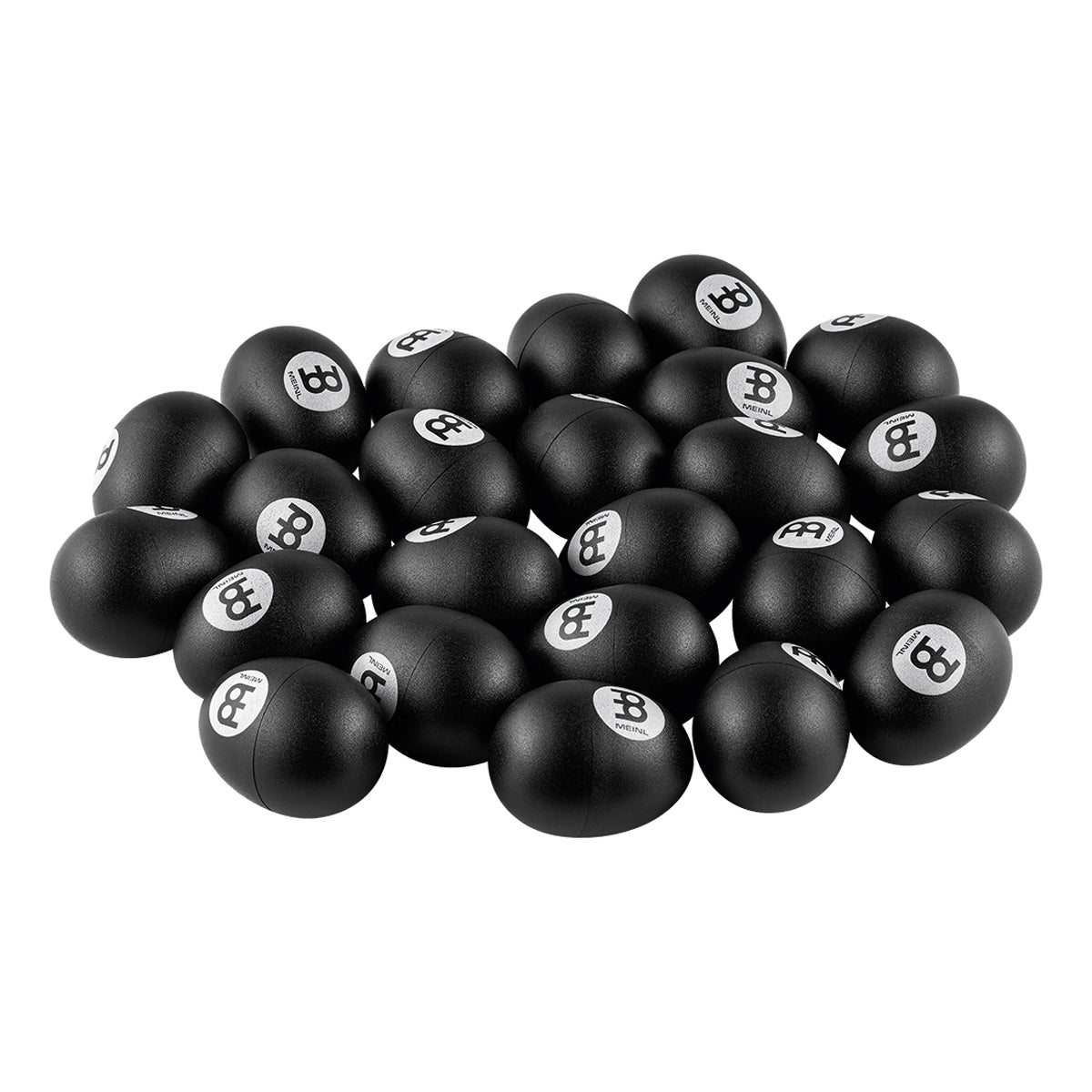 Meinl Plastic Egg Shakers Assortment - Black (Set of 24)