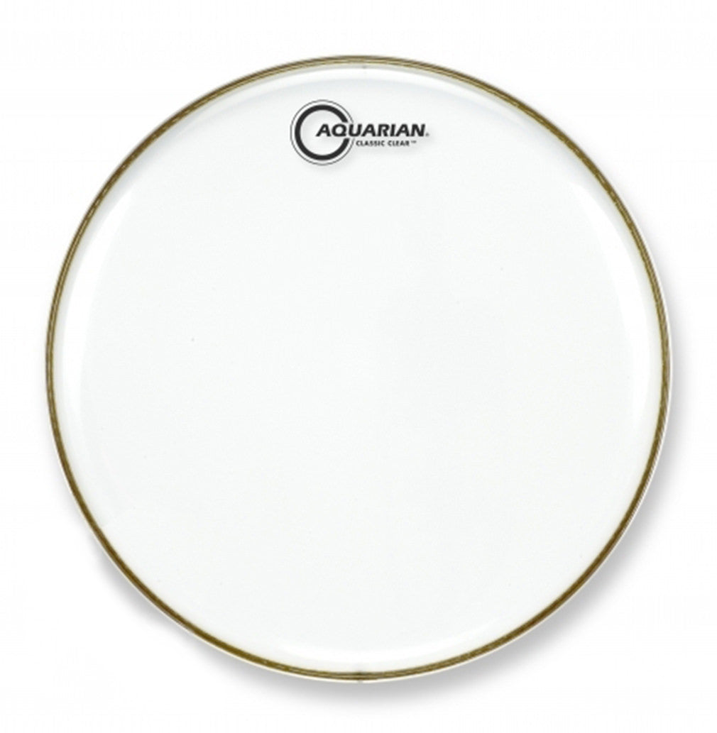 Aquarian Classic Clear Drum Heads - White Gloss