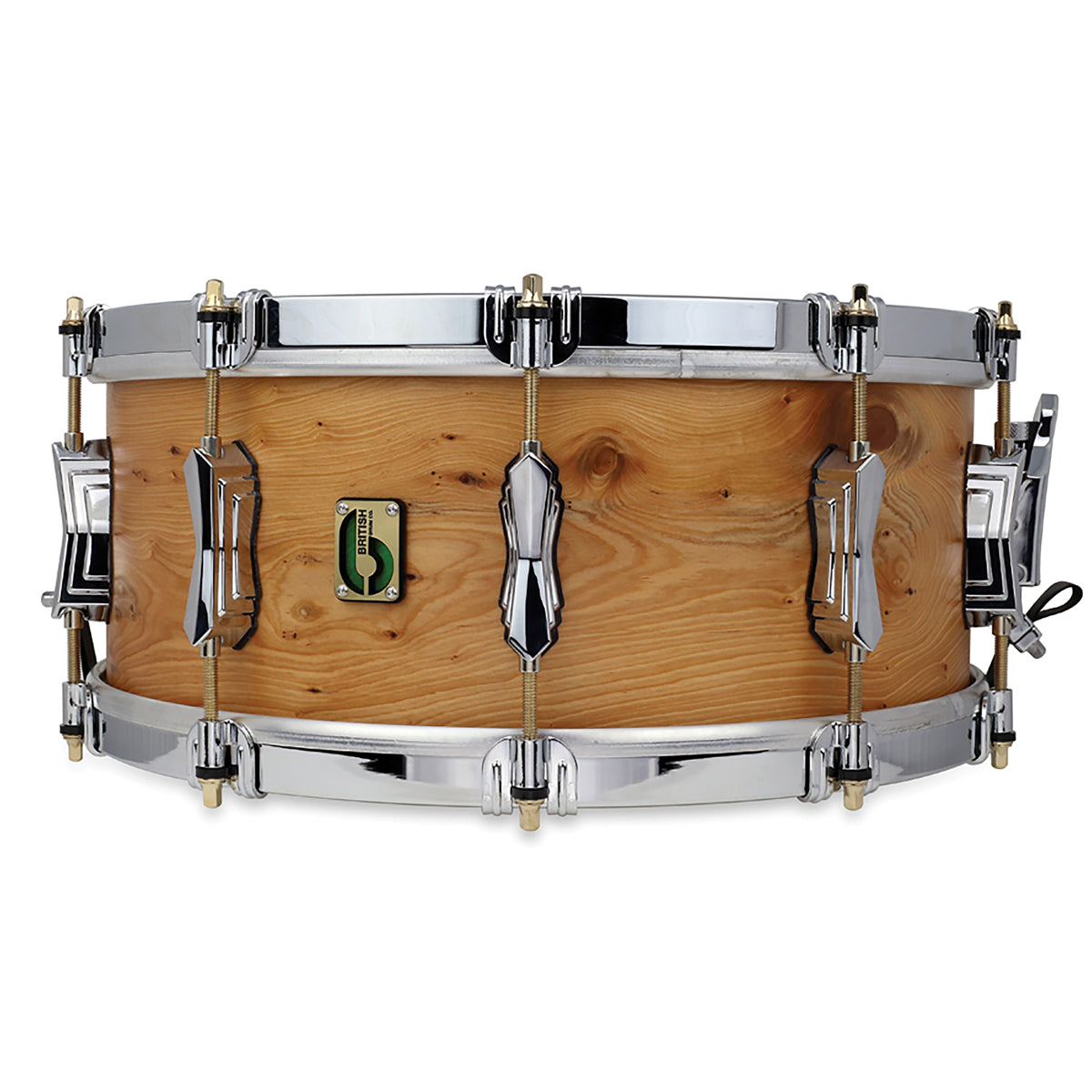 British Drum Company ARC-1460-SN 'The Archer' 14" x 6" English Yew Snare Drum