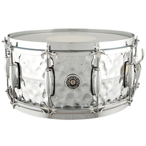 Gretsch USA Brooklyn Hammered Chrome Over Brass 14"x6.5" Snare Drum