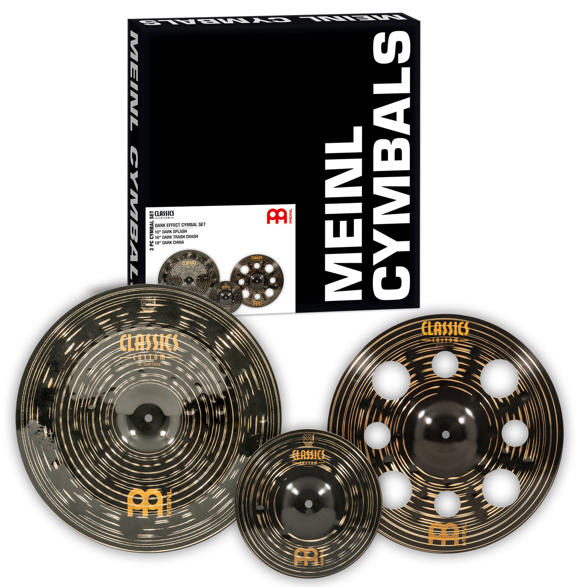 Meinl Limited Edition Classics Custom Dark Effects Cymbal Set