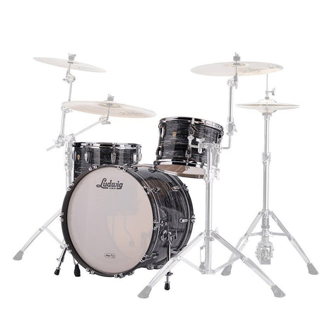 Ludwig USA Classic Maple 22" FAB Shell Pack in Vintage Black Oyster