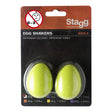 Stagg Egg Shakers in Green (Pack of 2) 35g