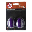 Stagg Egg Shakers in Purple (Pack of 2) 25g