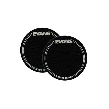 Evans EQ Black Nylon Single Pedal Bass Drum Patch (Pack of 2)