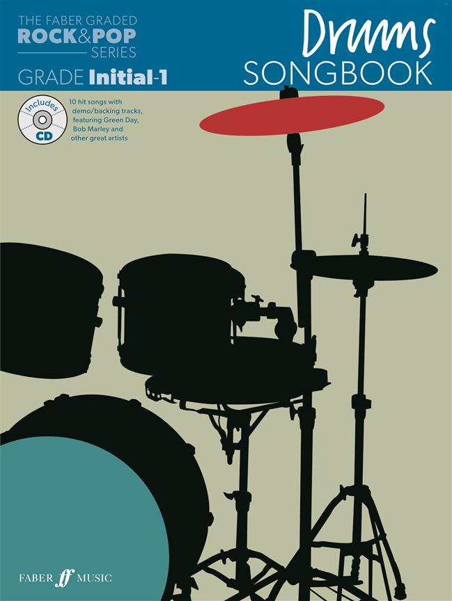 Faber Graded Rock & Pop Drums Songbook - Grade Initial - 1