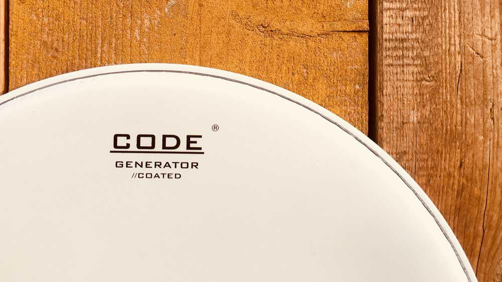 Code Generator Drum Heads - Coated
