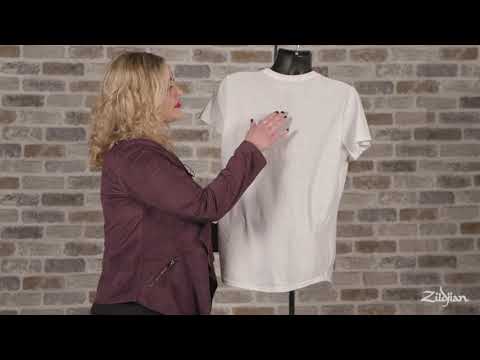 Zildjian Womens Logo T-Shirt in White