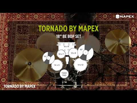 Mapex Tornado 5pc Drum Kit with Cymbals - 22" Bass Drum