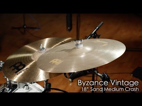 Meinl Byzance Vintage 18" Medium Sand Crash Cymbal