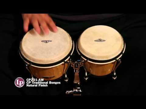 LP Percussion CP221-AW Traditional Bongos in Natural