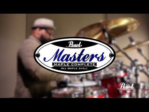 Pearl Masters Maple Complete MCT Shell Pack in Chrome Contrail