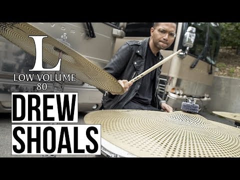 Zildjian L80 Low Volume LV348 Box Set (13" Hats, 14" Crash, 18" Ride)