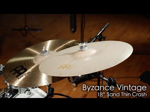 Meinl Byzance Vintage 18" Thin Sand Crash Cymbal