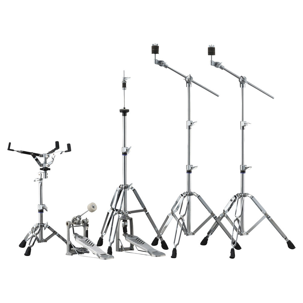 Yamaha 680W Series Double Braced Hardware Pack - x2 Boom Stand, Hi-Hat Stand, Snare Stand & Bass Pedal