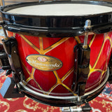Pre-Owned Pearl Masterworks 10"x6" Snare with Custom Spider Web Graphic