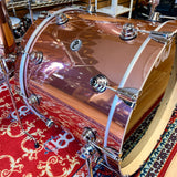 DW Collector's Series Maple/Mahogany Hybrid 22"/10"/12"/16" Shell Pack in Rose Copper