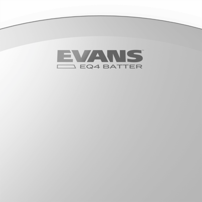 Evans EQ4 Bass Drum Batter Heads - Frosted