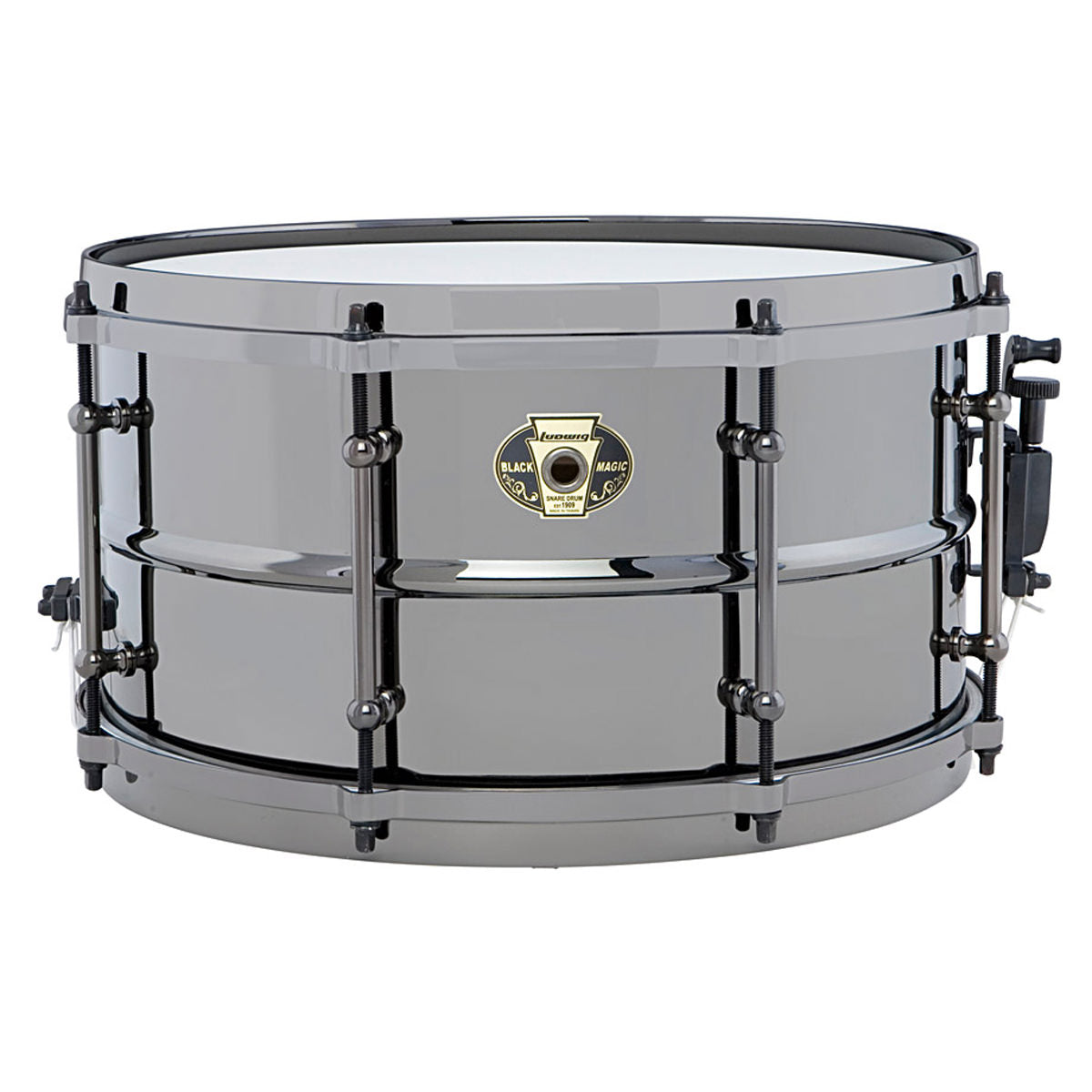 Ludwig Black Magic 13"x7" Brass Snare Drum