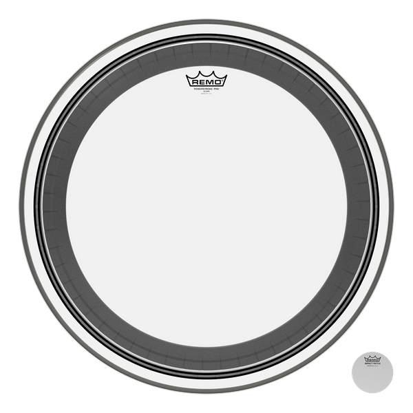 Remo Powerstroke Pro Bass Drum Heads - Clear
