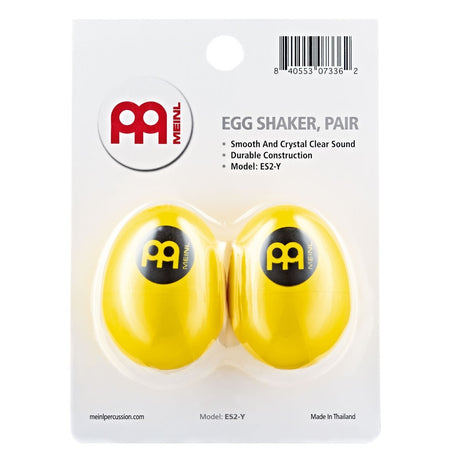 Meinl Plastic Egg Shakers - Yellow