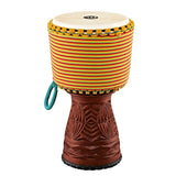 Meinl Artisan Edition 12" Tongo Carved Djembe - Coloured Rope