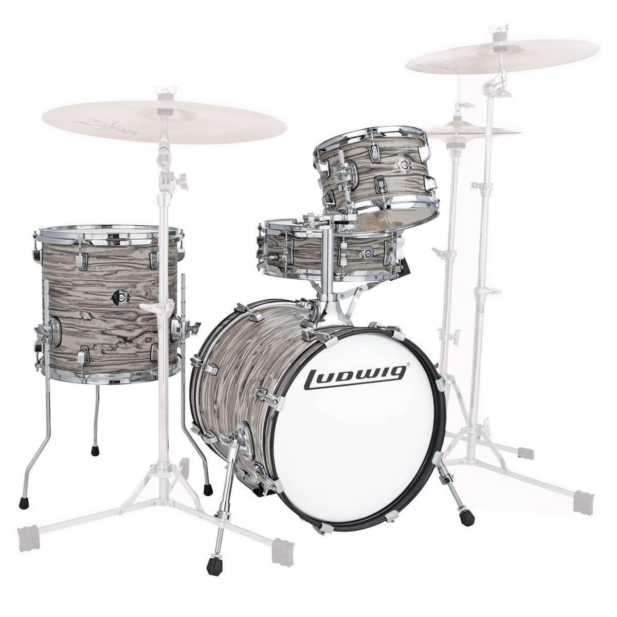 Ludwig Breakbeats by Questlove 4Pc Shell Pack in Sahara Swirl