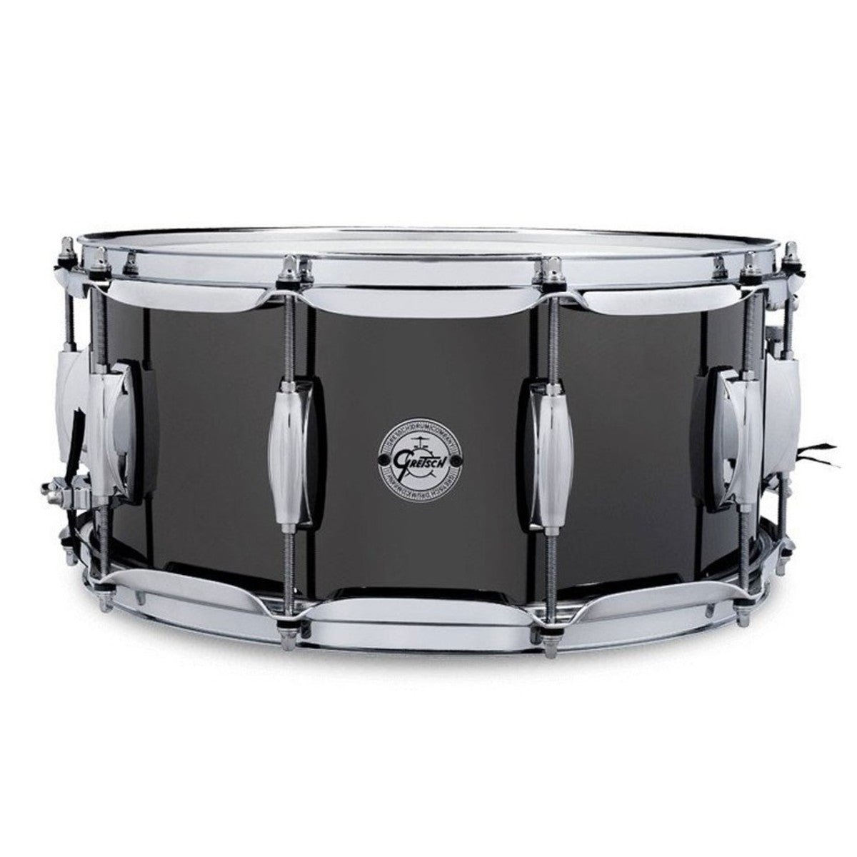 Gretsch "Full Range" 14"x6.5" Black Nickel Over Steel Snare Drum