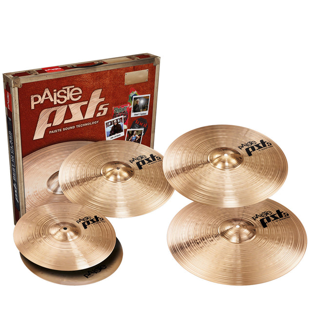 Paiste PST 5 Universal Set (14 Hats, 18 Crash & 20 Ride) **1/2 price 16 Crash**