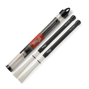 Stagg Nylon Brushes with Rubber Handle