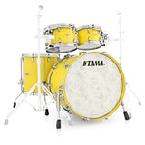 Tama Star Walnut 4pc Shell Pack in Sunny Yellow Lacquer 