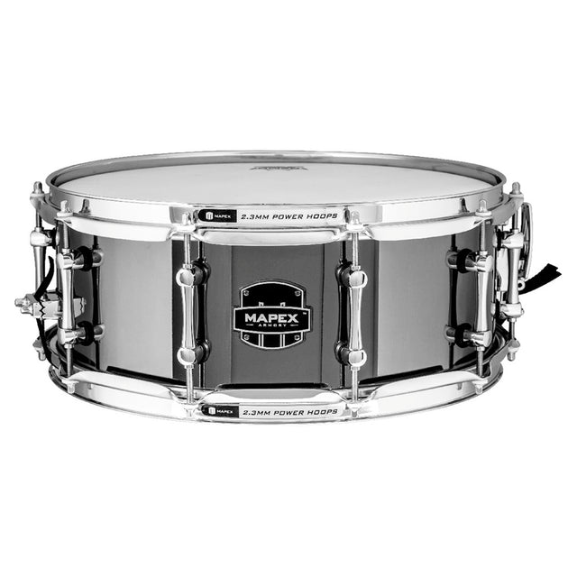 Mapex Armory Series 14"x5.5" Polished Steel Snare Drum "The Tomahawk"