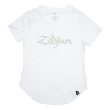 Zildjian Womens Logo T-Shirt in White