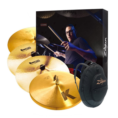 Zildjian K Light Pack - Includes Free 17" K Crash and Cymbal Bag
